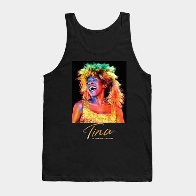 Tina Turner // The Queen of Rock RIP 1939 -2023 Tank Top by ZONA EVOLUTION